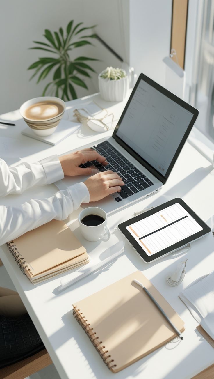 Persona che scrive codice concentrata